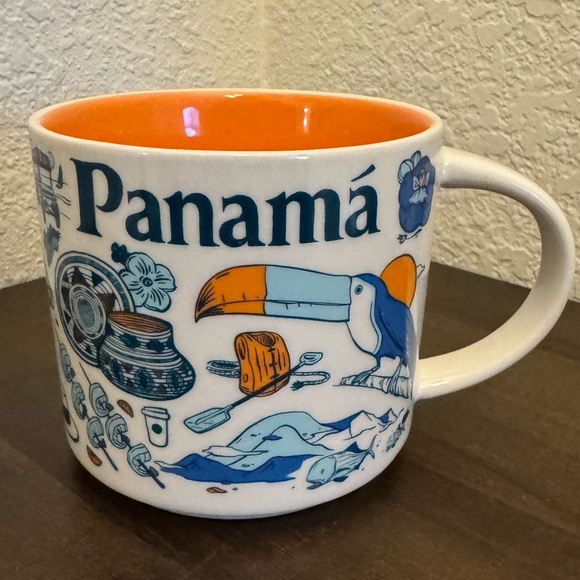 STARBUCKS Panama Been There Series Across The Globe Coffee Mug Collectible Rare - Picture 2 of 5
